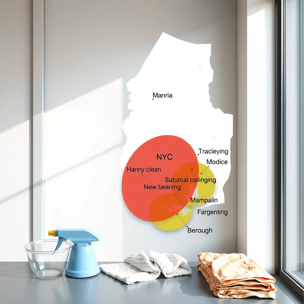 New York City service area map showing CleanSkill coverage zones