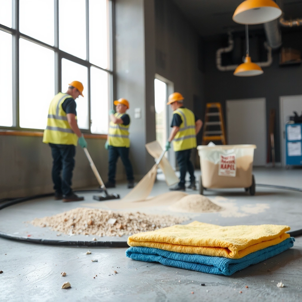 Post-construction cleanup - cleaning after renovation